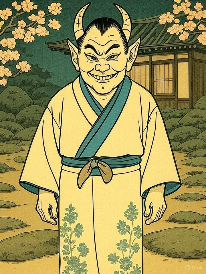 Impish Amanojaku illustration