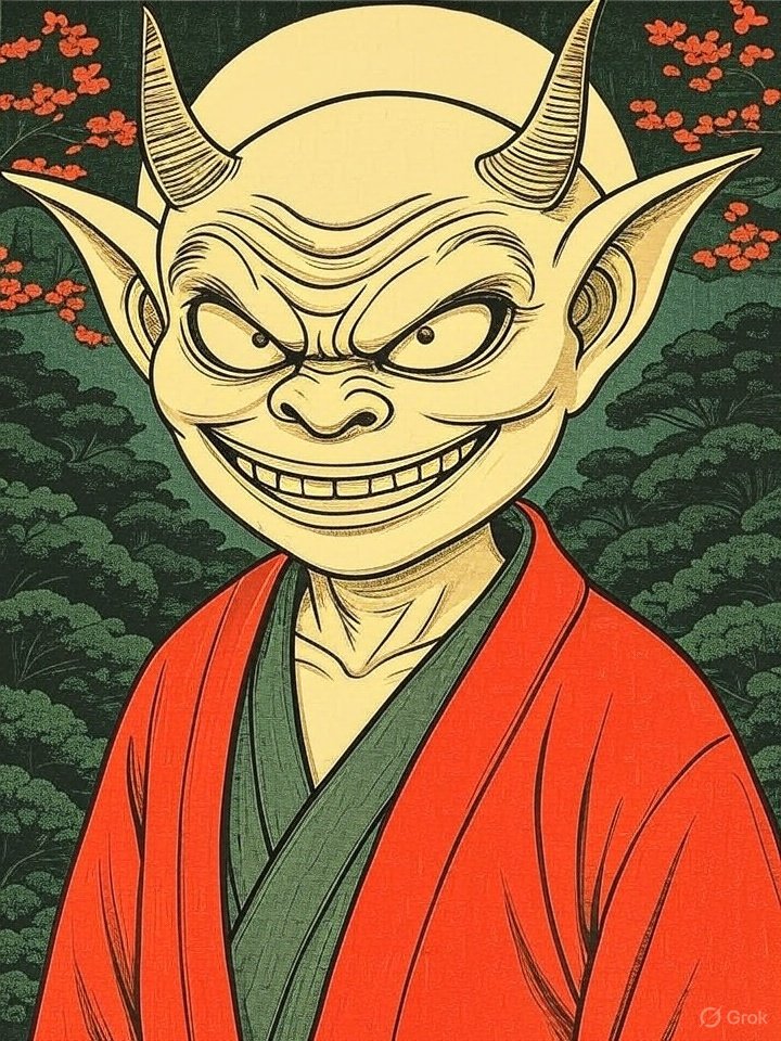 Yokai Amanojaku trickster