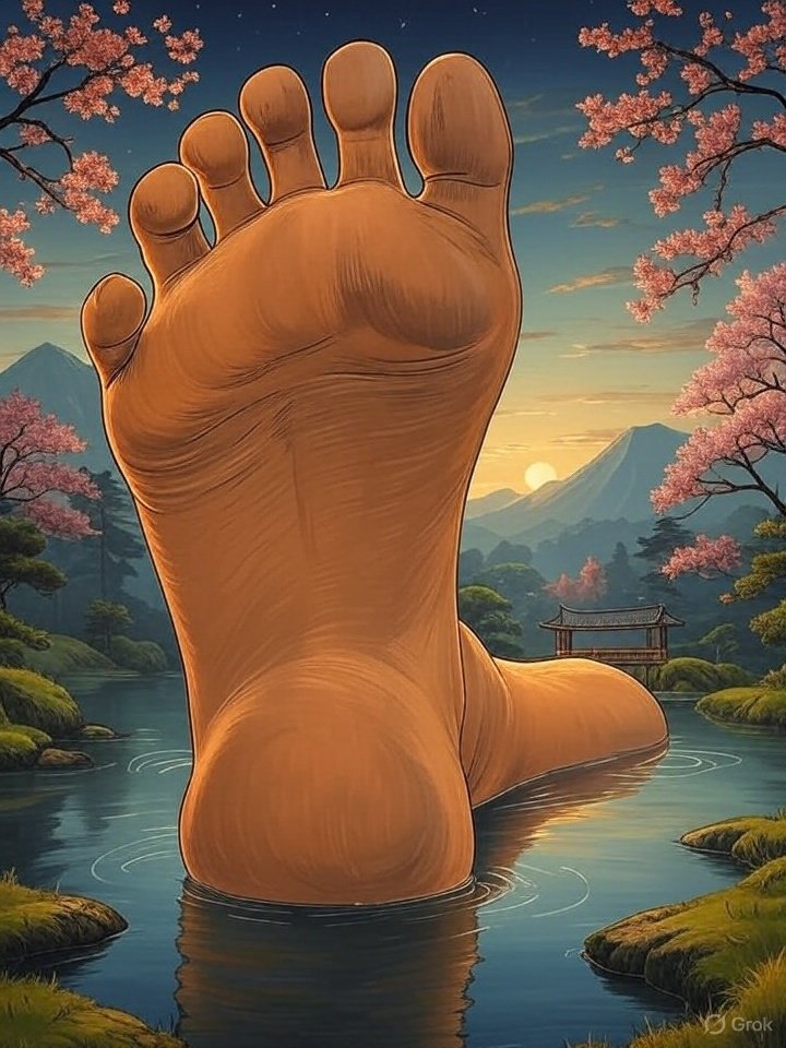 Foot washing demon tale