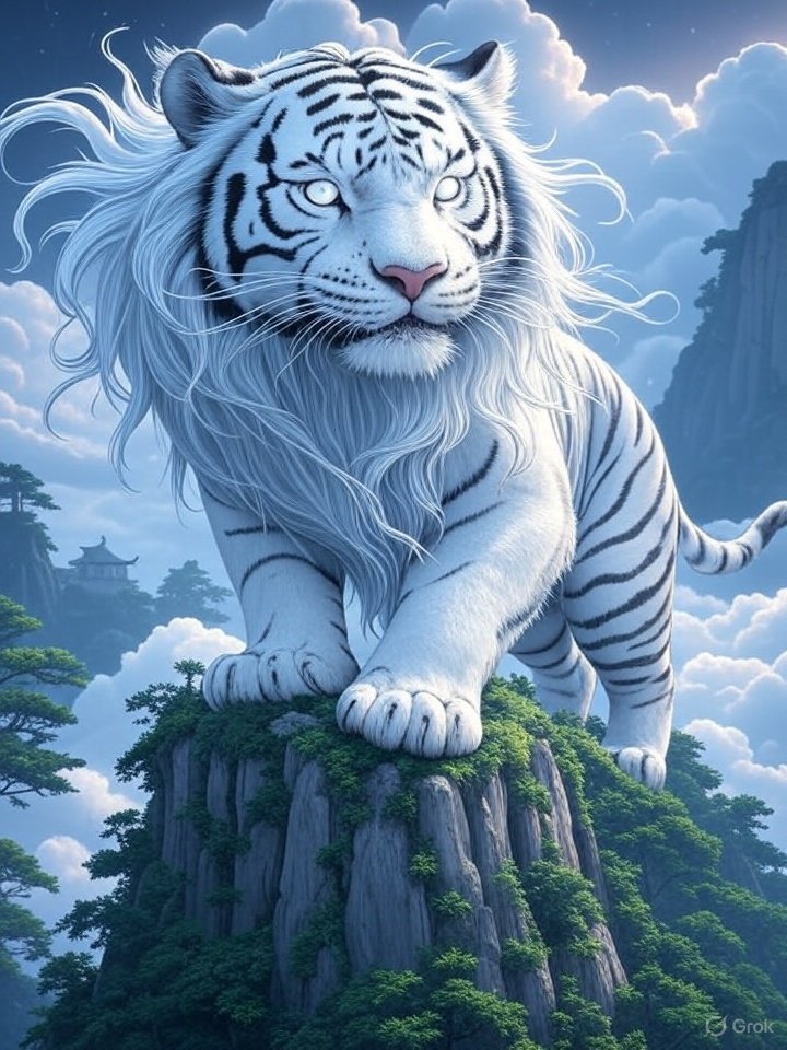 Mythical White Tiger Byakko