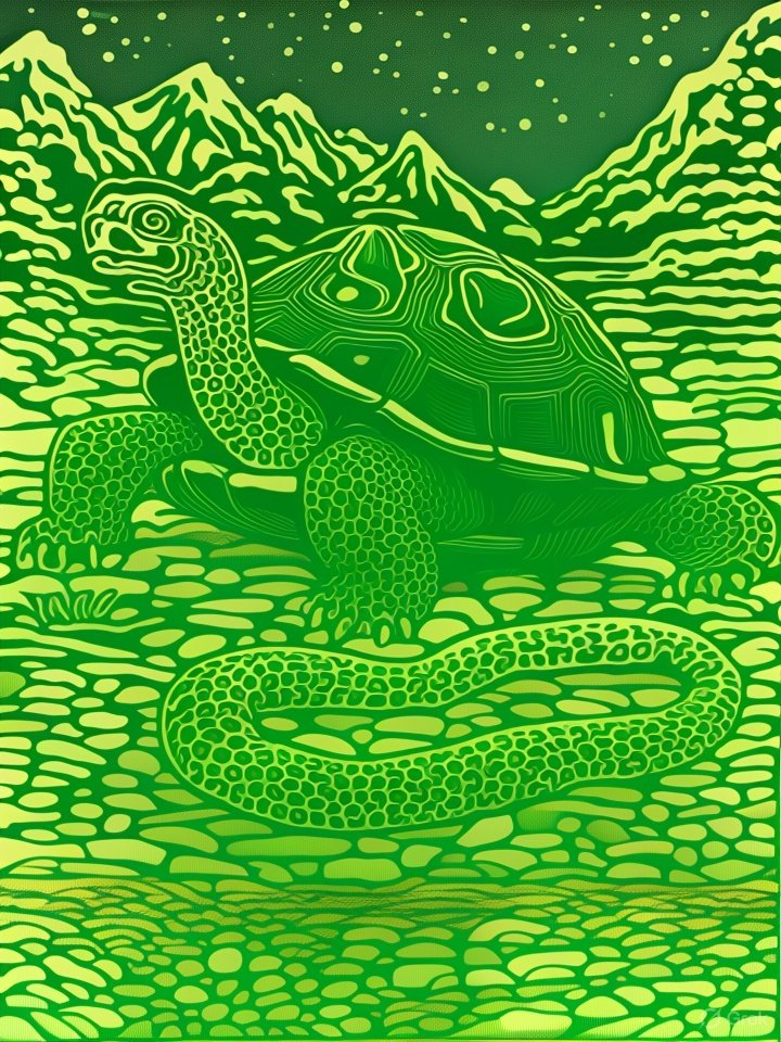 Snake and Tortoise spirit