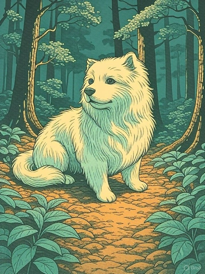 Guardian spirit in forest