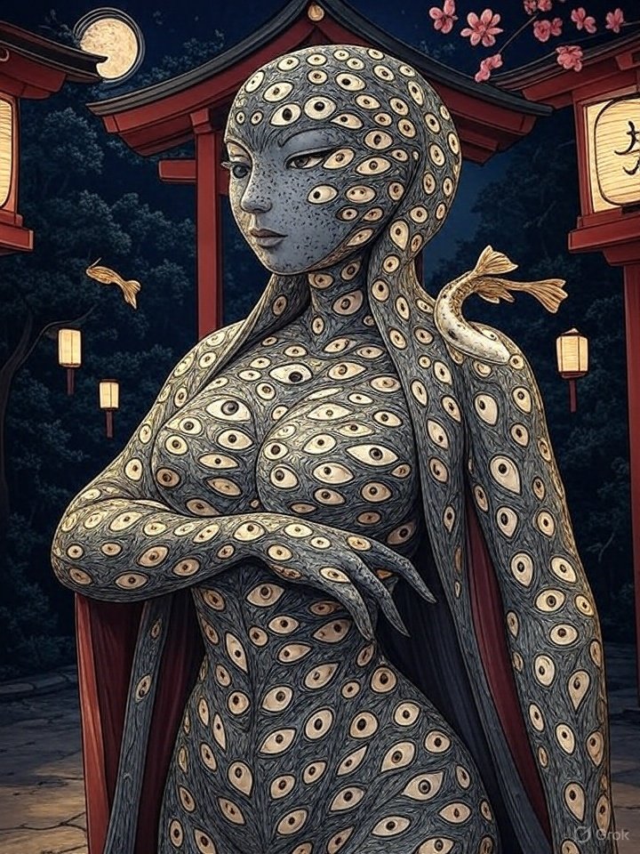 Eyeball yokai Hyakume