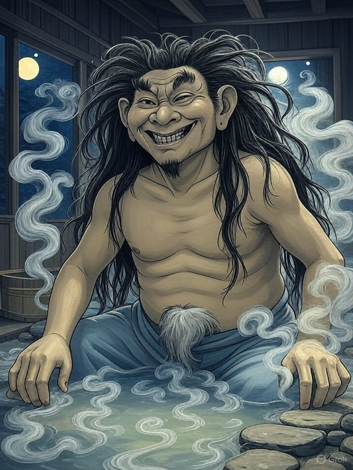 Hairy kappa yokai