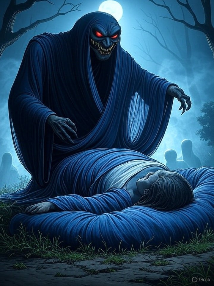 Ittan-momen yokai flying cloth