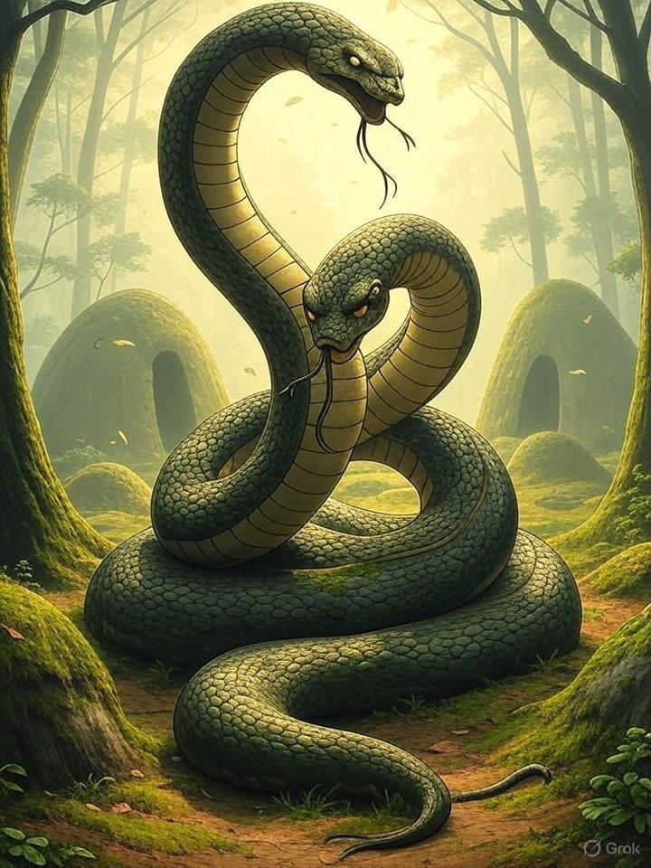 Snake mound guardian