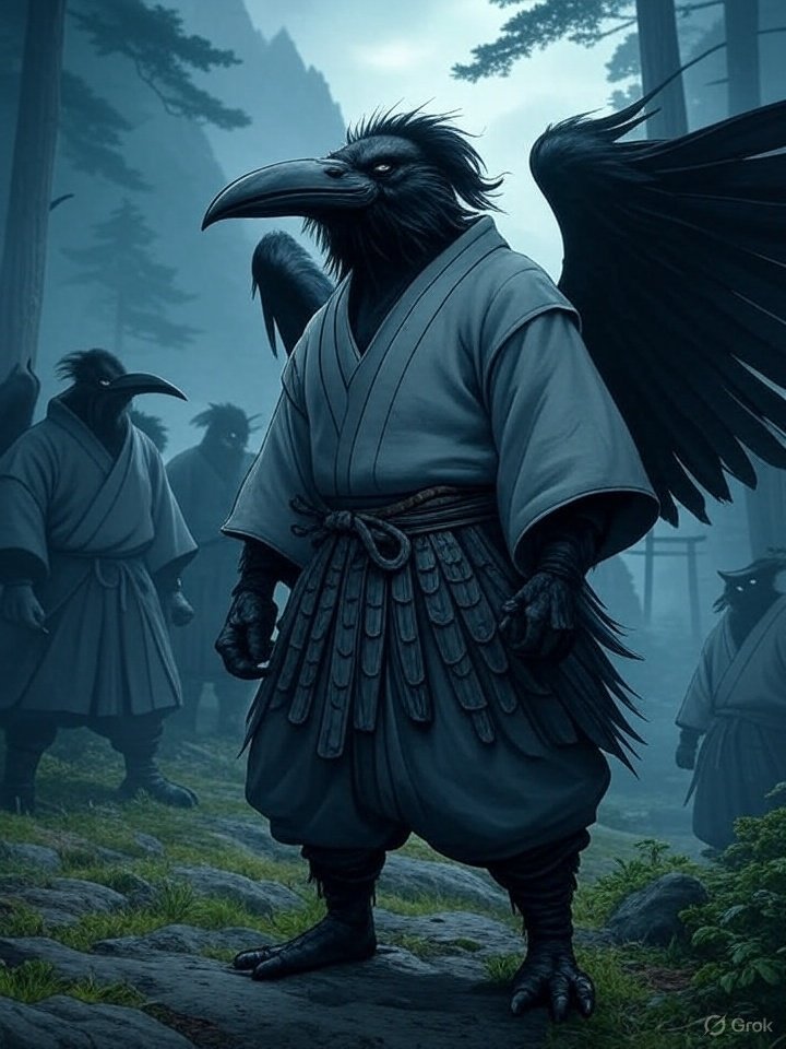 Crow tengu spirit