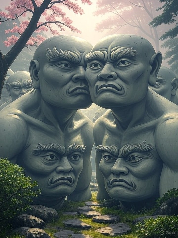 Maikubi arguing heads