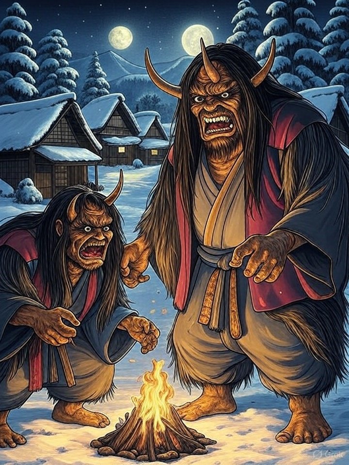 Namahage demon costume