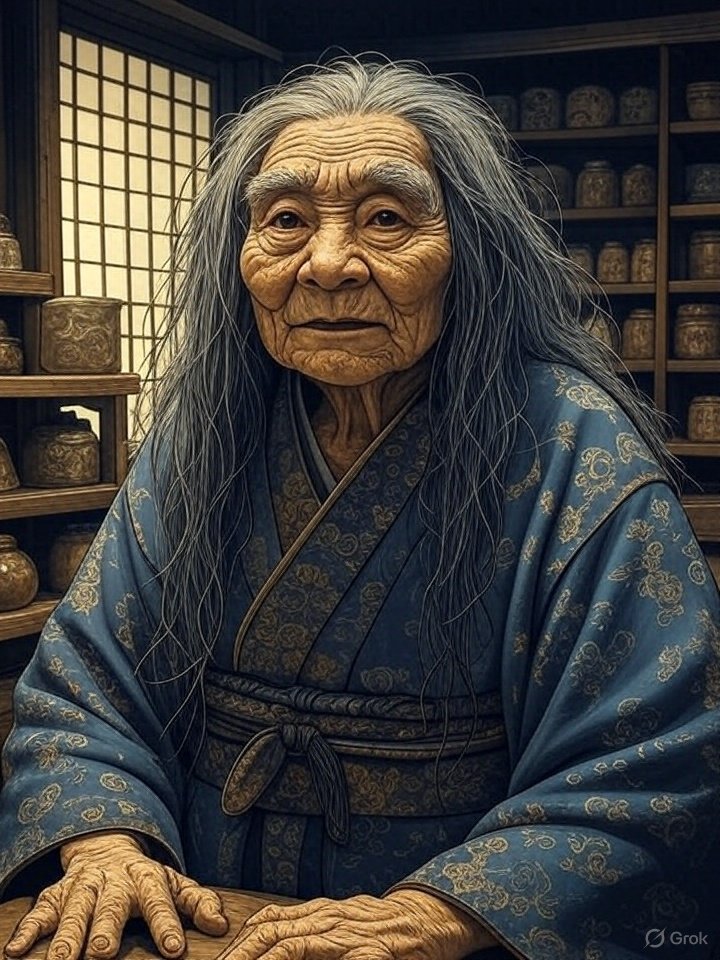 Nando-baba yokai art