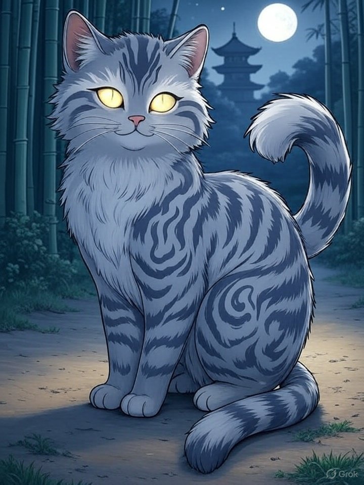 Nekomata cat yokai