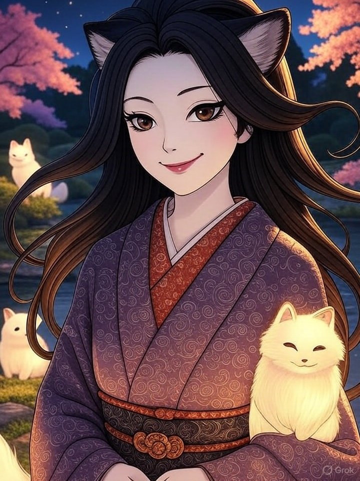 Nine-tailed fox spirit Tamamo-no-Mae