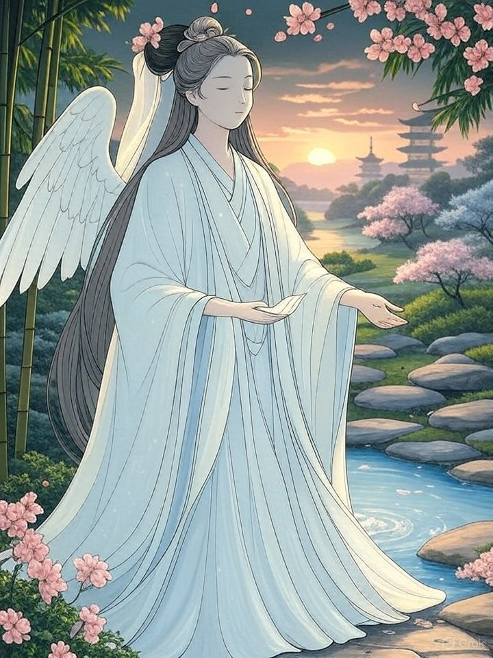 Heavenly being in Japanese lore