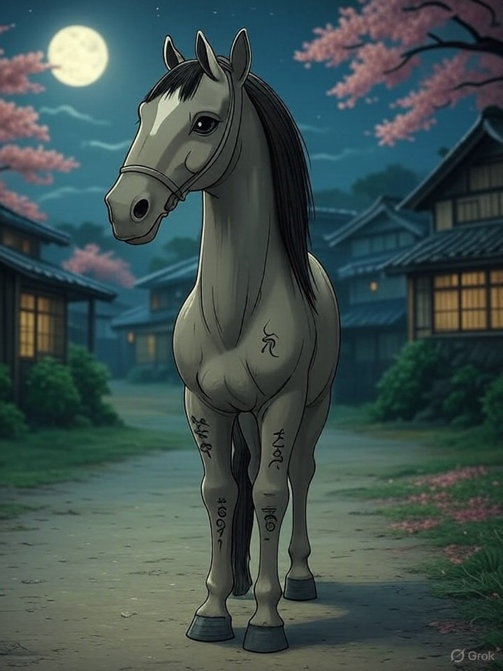 Horse leg spirit in tree