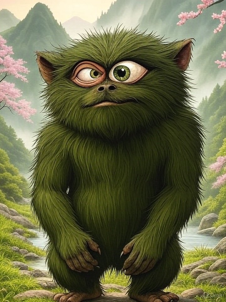 Yama-waro mountain spirit