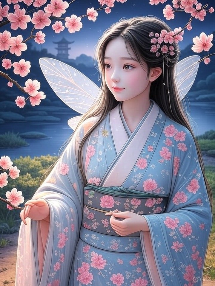 Mystical fairy yōsei yokai
